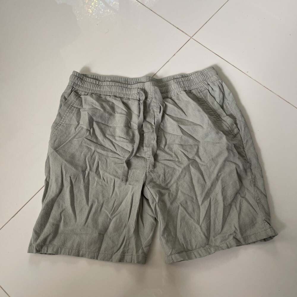 Comfortable Gray Drawstring Elastic Waist Casual … - image 1